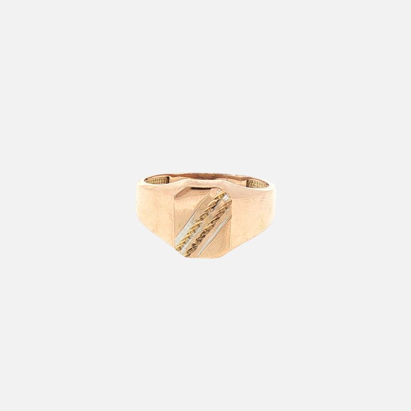 Anillo Tipo Sello 14K 3.8g #11